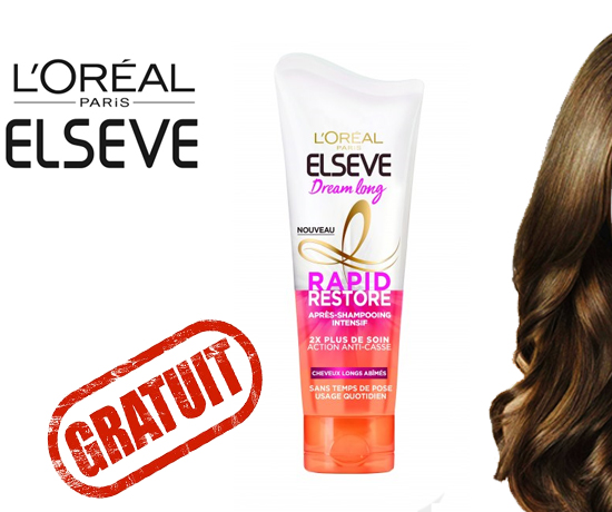 testez l'après shampoing Elsève de L'Oréal