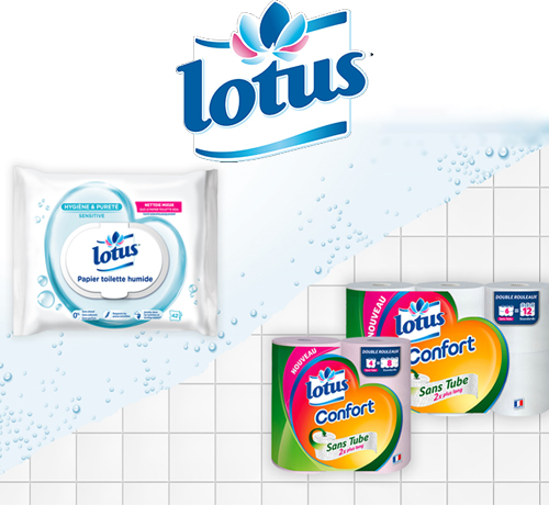 Le Papier toilette de la marque Lotus