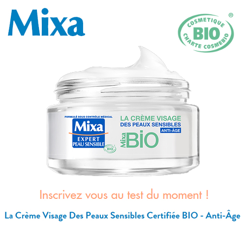 Crème Visage Bio de la marque Mixa