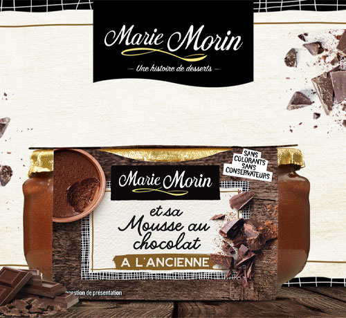 Mousse au chocolat de la marque Marie Morin