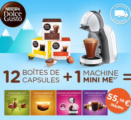 La Machine à café Mini Me de la marque Nescafé Dolce Gusto