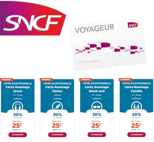 Faites de économies avec le bon plan gratuit de SNCF avec les Cartes de réduction