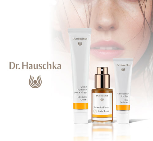 Routine peaux sensibles de la marque Dr. Hauschka