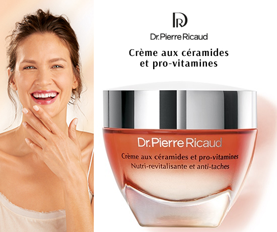 Crème aux céramides et pro-vitamines de la marque Dr Pierre Ricaud
