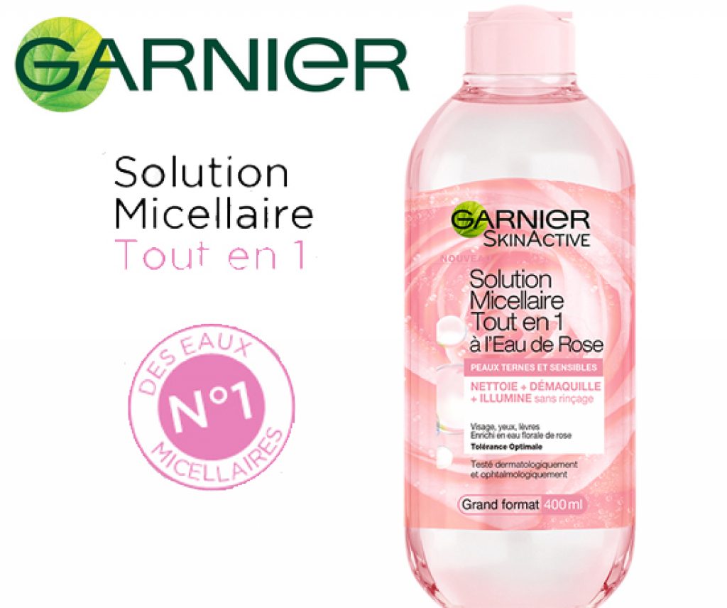 Test Gratuit : Garnier - Solution Micellaire à la Rose - Tous Testeurs