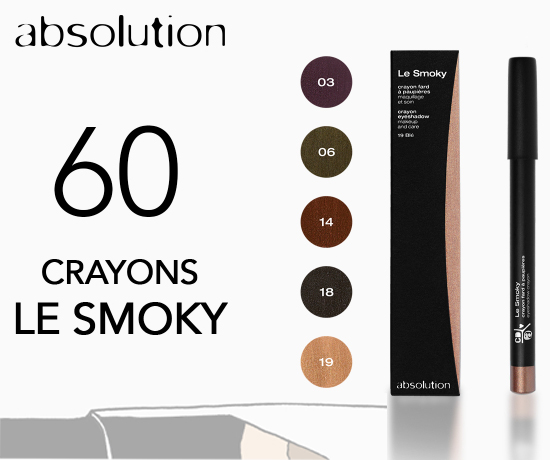 Crayons de Maquillage Le Smoky de la marque Absolution