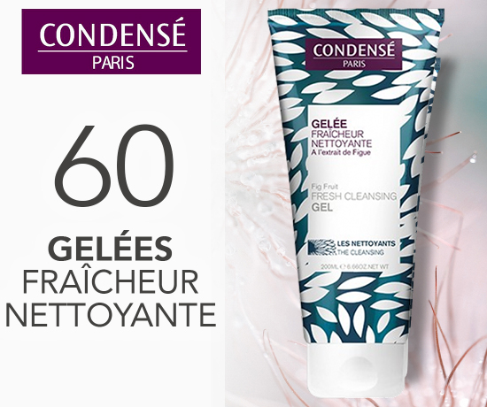 Gelée Fraîcheur Nettoyante de la marque Condensé Paris