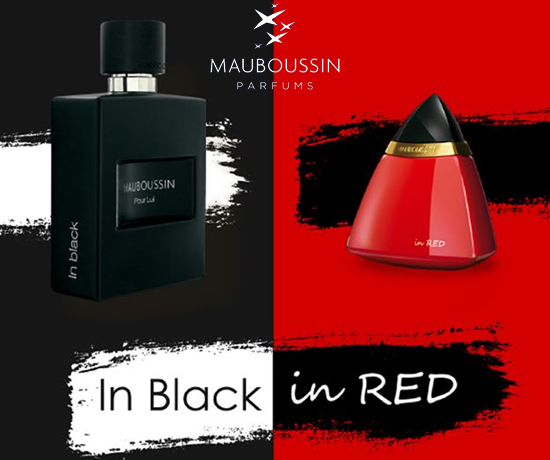 Participez au Grand Jeu de Mauboussin Parfums et remportez un parfum in Red ou in Black