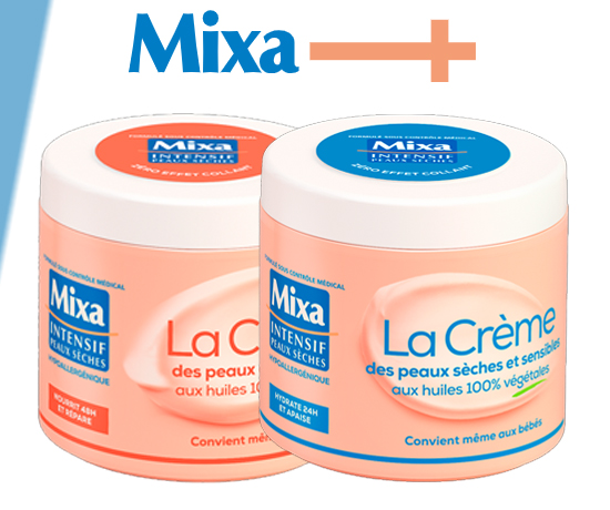 Crèmes Hydratantes pour les Peaux Sèches et Extra Sèches e de la marque Mixa