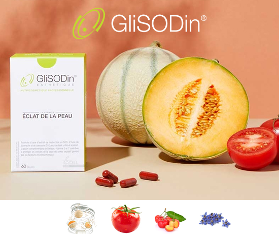 Compléments Alimentaires éclat de la peau de la marque GliSODin