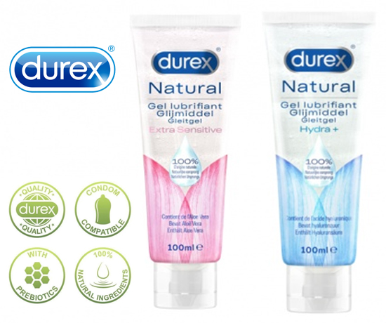 Gels Naturels Lubrifiants de la marque Durex